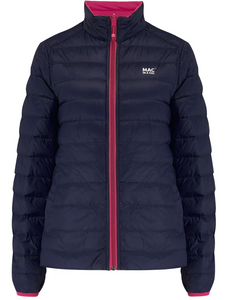 Mac in a Sac Womens Polar II Reversible Down Jacket - FUCHSIA / NAVY