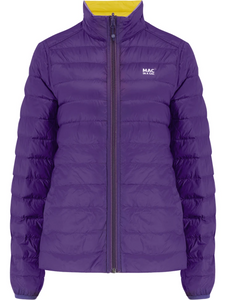Mac in a Sac Womens Polar II Reversible Down Jacket - YELLOW / GRAPE