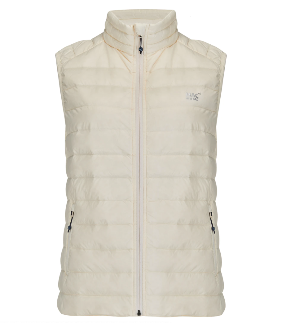 Mac in a Sac Womens Alpine Down Gilet - IVORY