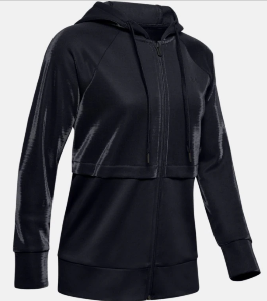 Under Armour Women's Armour Fleece Mirage Full Zip - Black (001)