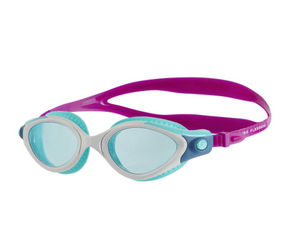 Speedo Futura Biofuse Flexiseal Female Women's Swimming Goggles Clear Lens - Purple/Blue