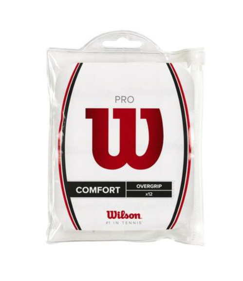 Wilson Pro Overgrips - White (12 pack)