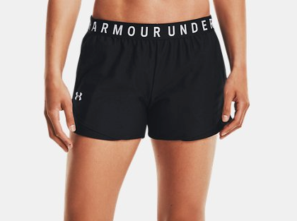 Under Armour Women's Play Up 3.0 Shorts - Black (001)