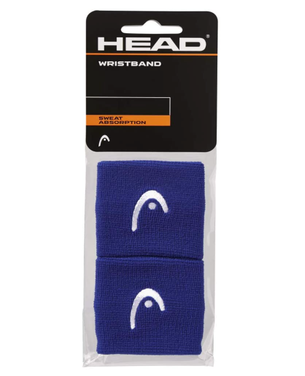 Head 2.5" Wristbands - Blue (2 pack)