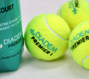 Diadem Premier All Court Tennis Balls - 4 ball can