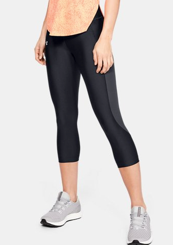 Under Armour Women s HG Speed Stride Capri Black Equip Sports