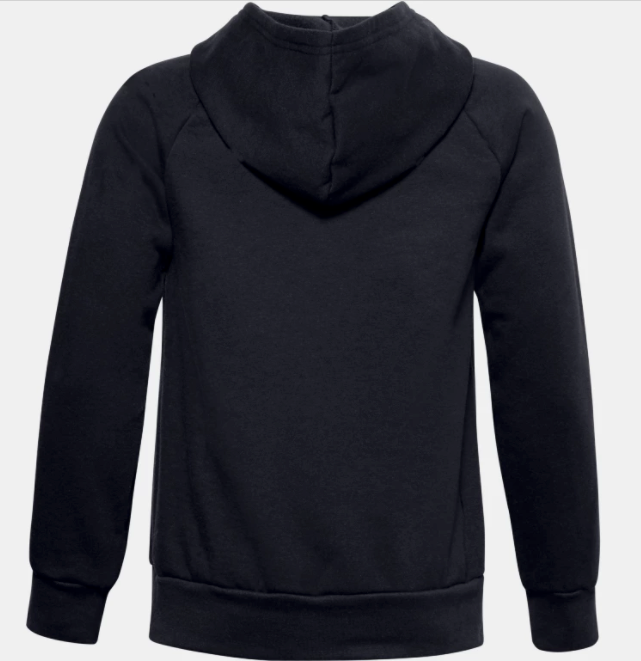 Under Armour Boys' Rival Fleece Big Logo Hoodie - Black (001)