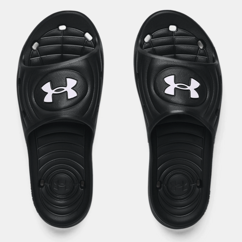 Under Armour Men's Locker IV Slides Sandals - Black (001)