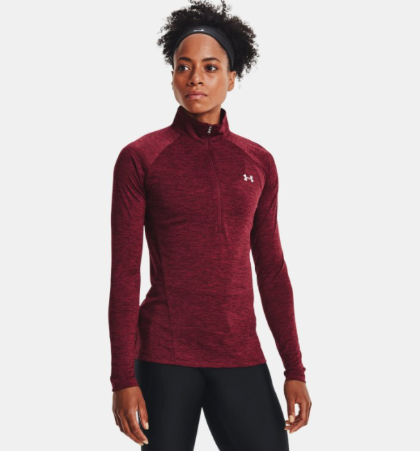 Under Armour Women's Tech Twist ½ Zip - League Red