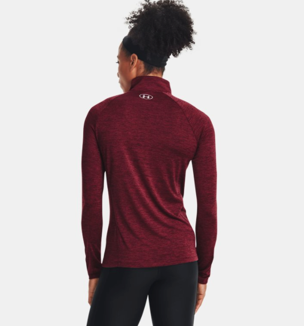 Under Armour Women's Tech Twist ½ Zip - League Red