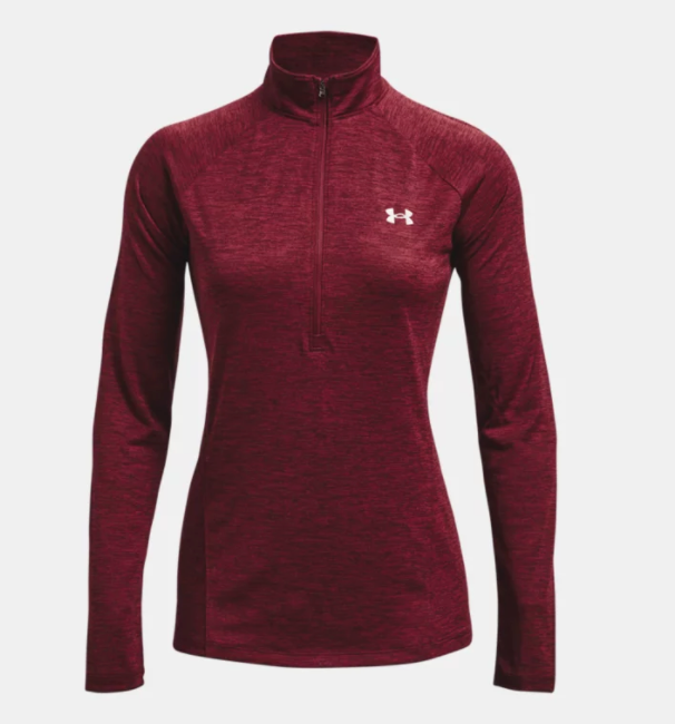 Under Armour Women's Tech Twist ½ Zip - League Red