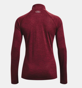 Under Armour Women's Tech Twist ½ Zip - League Red