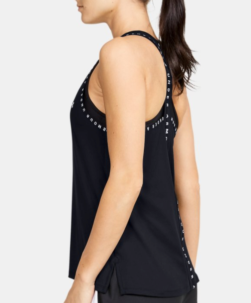 Under Armour Women's Knockout Tank - Black/White