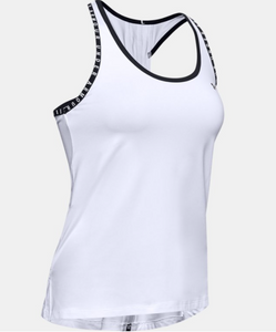 Under Armour Women's Knockout Tank - White/Black
