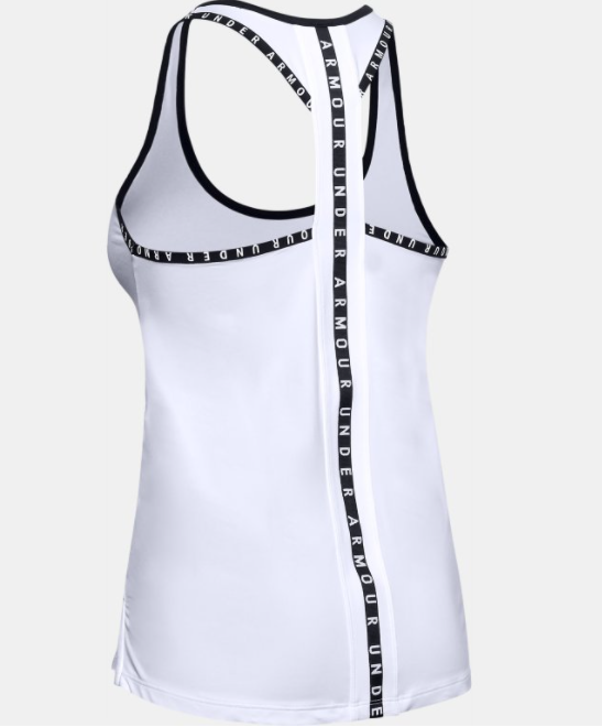 Under Armour Women's Knockout Tank - White/Black