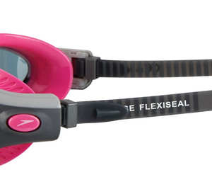 Speedo Futura Biofuse Flexiseal Female Women's Swimming Goggles Smoke Lens - Black/Pink