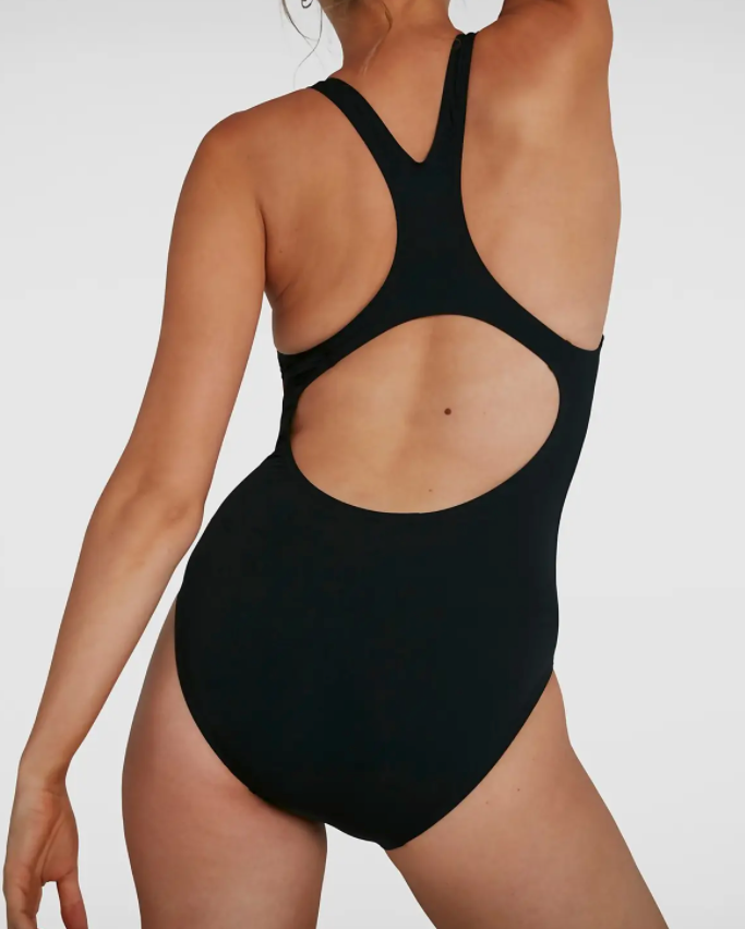 Speedo Women's Digital Placement Medalist Swimsuit - Black/Red