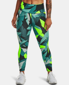 Under Armour Women's HeatGear Printed Ankle Leggings -Neptune (369)