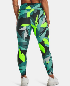 Under Armour Women's HeatGear Printed Ankle Leggings -Neptune (369)
