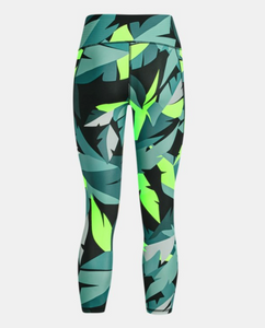 Under Armour Women's HeatGear Printed Ankle Leggings -Neptune (369)