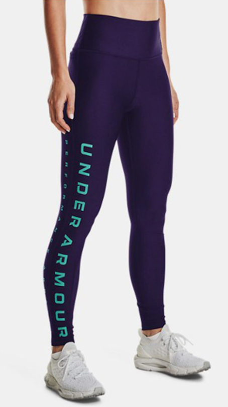 Under Armour Women's HeatGear Armour Branded Leggings - Purple (570)