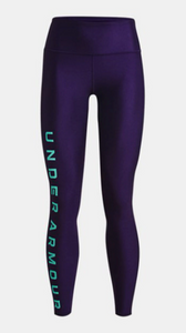 Under Armour Women's HeatGear Armour Branded Leggings - Purple (570)