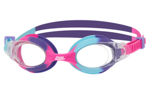 Zoggs Little Bondi Swimming Goggles Clear Lens (0-6 years) - Aqua/Purple/Pink