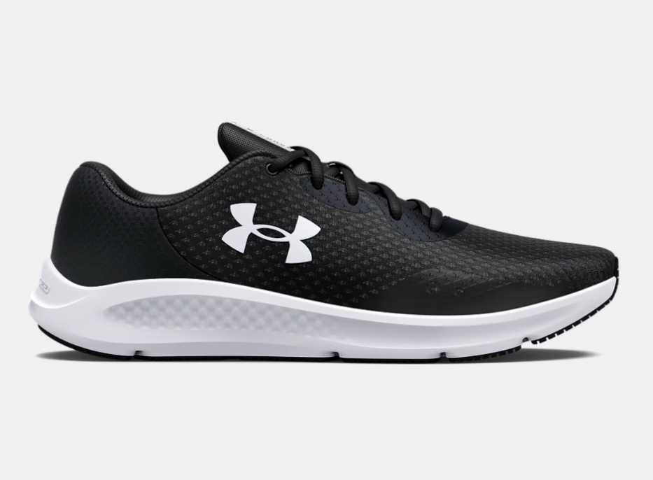 Under Armour Men's Charged Pursuit 3 - Black/ White (001)