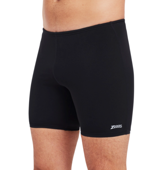 Zoggs Men's Cottlesloe Mid Jammer Swimming Shorts - Black