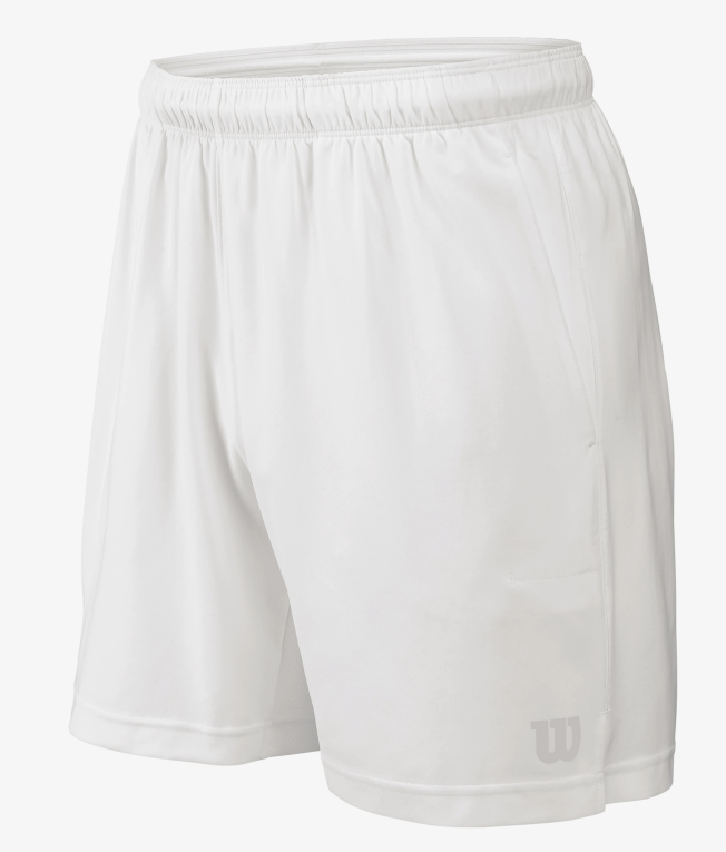Wilson Men's Rush 7" Woven Tennis Shorts - White