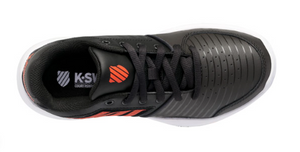 K-Swiss Boys Court Express Omni Tennis Shoes - Black/ Orange