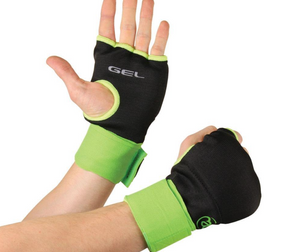 Fitness Mad Gel Inner Mitt Liner - Black/Lime