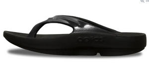Oofos Women's Oolala Luxe Sandal - Black