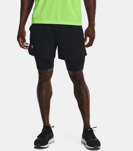 Under Armour Men's UA Launch 5'' 2-in-1 Shorts - Black (001)