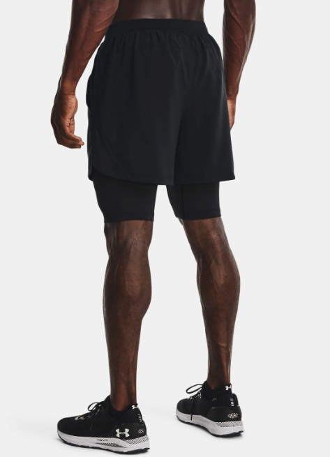 Under Armour Men's UA Launch 5'' 2-in-1 Shorts - Black (001)