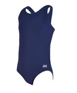 Zoggs Girl's Cottesloe Sportback One Piece - Navy