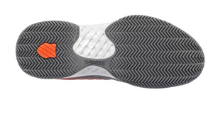 K-Swiss Men's Express Light 2 HB Tennis Shoe -Black/Grey/Spicy Orange