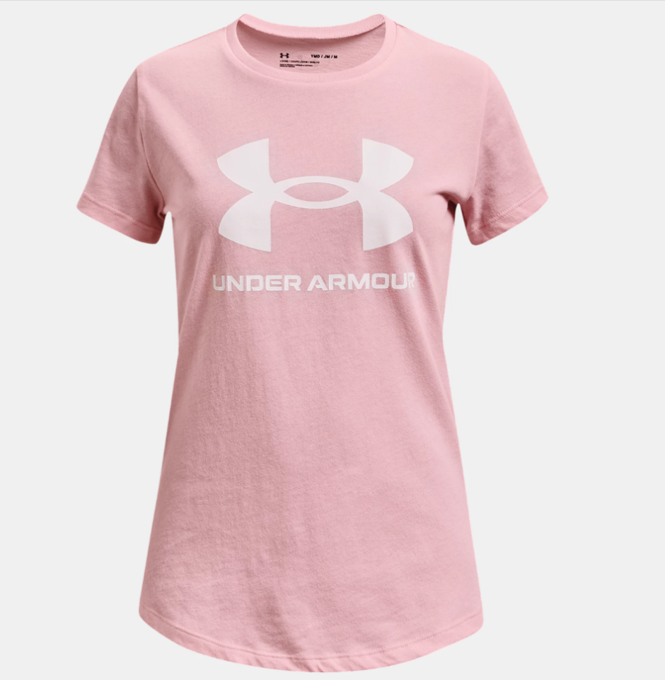 Under Armour Girls' Sportstyle Graphic Short Sleeve - Pink (647)