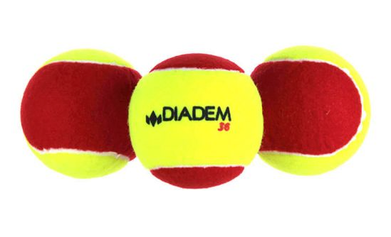 Diadem Stage 3 Red Tennis Balls - 3 pack