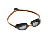 Aqua Sphere Fastlane Unisex Swimming Goggles Dark Lens - Grey/Orange