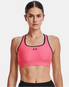 Under Armour Women's Armour Mid Sports Bra - Cerise (653)