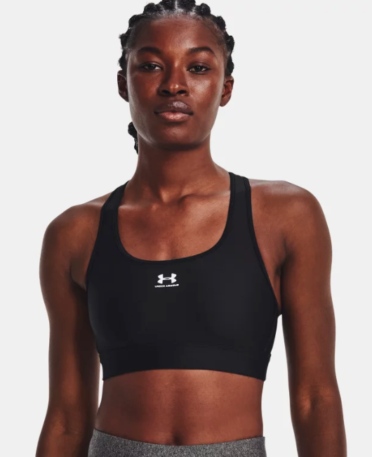 Under Armour Women s Armour Mid Sports Bra Black 002 Equip