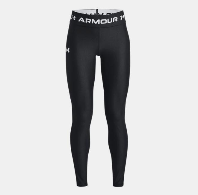 Under Armour Girls' HeatGear Armour Leggings - Black (001)