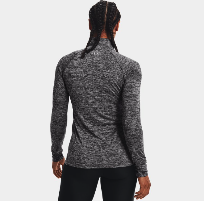 Under Armour Women's Tech 1/2 Zip Twist - Jet Grey (010)