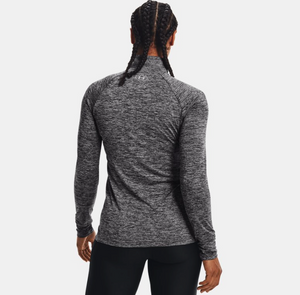 Under Armour Women's Tech 1/2 Zip Twist - Jet Grey (010)