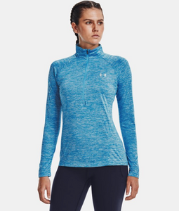 Women's Under Armour Tech Twist 1/2 Zip - Capri Blue (419)