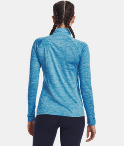 Women's Under Armour Tech Twist 1/2 Zip - Capri Blue (419)