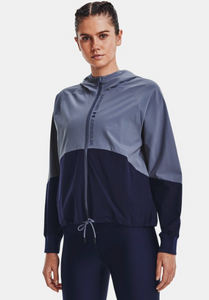 Under Armour Women s woven full zip jacket Aurora Purple 767