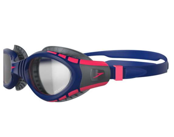 Speedo Futura Biofuse Flexiseal Tri Swimming Goggles Polarised Smoke Lens