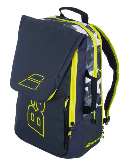 Babolat Pure Aero Backpack (2023) - Grey/Yellow/White